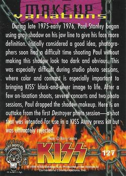 1998 Cornerstone Kiss Series Two - Red Foil #127 During late 1975-early 1976, Paul Stanley bega Back