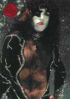 1998 Cornerstone Kiss Series Two - Red Foil #127 During late 1975-early 1976, Paul Stanley bega Front