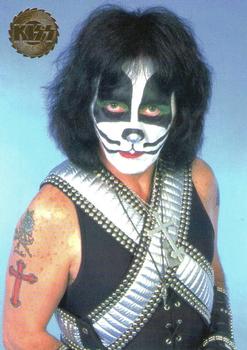 1997 Cornerstone Kiss Series One - Gold Foil #4 The Cat - Peter Criss Front