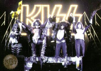1997 Cornerstone Kiss Series One - Gold Foil #45 Alive II, co-produced by KISS and Eddie Kram Front