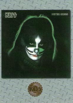 1997 Cornerstone Kiss Series One - Gold Foil #76 Peter Criss Front