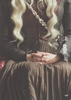 2021 Rittenhouse Game of Thrones Iron Anniversary Series 1 #5 Daenerys Targaryen Back