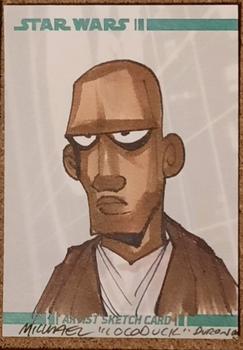 2008 Topps Star Wars: The Clone Wars - Sketch Artists #NNO Michael Duron Front