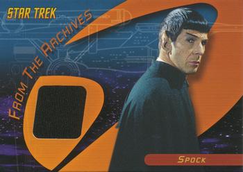 2006 Rittenhouse Star Trek 40th Anniversary - From the Archives Costume Relics #C7 Spock Front