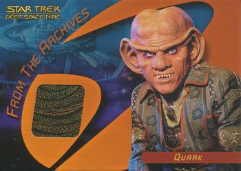 2006 Rittenhouse Star Trek 40th Anniversary - From the Archives Costume Relics #C16 Quark Front