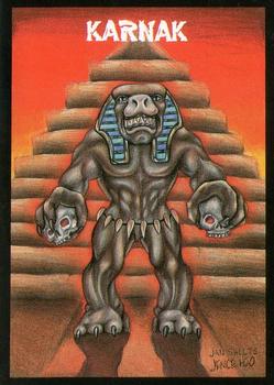 1991 Topps Monster in My Pocket (International Edition) #15 Karnak Front