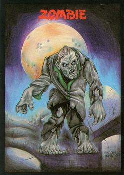 1991 Topps Monster in My Pocket (International Edition) #29 Zombie Front