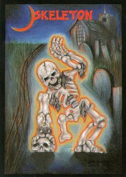1991 Topps Monster in My Pocket (International Edition) #47 Skeleton Front