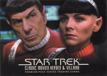 2011 Rittenhouse Star Trek Classic Movies Heroes & Villains - Promos #P2 Spock / Saavik Front