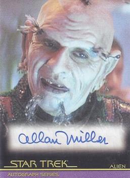 2011 Rittenhouse Star Trek Classic Movies Heroes & Villains - Autographs #A116 Allan Miller Front