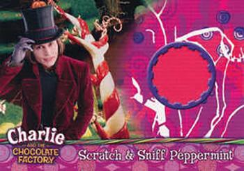 2005 ArtBox Charlie and the Chocolate Factory - Box Toppers Scratch & Sniff #BT3 Scratch & Sniff Peppermint Front