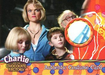 2005 ArtBox Charlie and the Chocolate Factory - Costume Relics #NNO Mrs. Beauregarde Front
