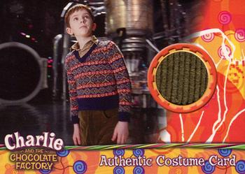 2005 ArtBox Charlie and the Chocolate Factory - Costume Relics #NNO Charlie Bucket Front