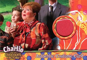 2005 ArtBox Charlie and the Chocolate Factory - Costume Relics #NNO Mrs. Gloop Front