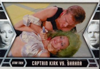 2013 Rittenhouse Star Trek The Original Series Heroes and Villains - Kirk's Epic Battles #GB5 Captain Kirk / Shahna Front