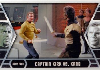 2013 Rittenhouse Star Trek The Original Series Heroes and Villains - Kirk's Epic Battles #GB6 Captain Kirk / Kang Front