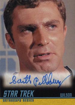 2013 Rittenhouse Star Trek The Original Series Heroes and Villains - Autographs #A255 Garth Pillsbury Front