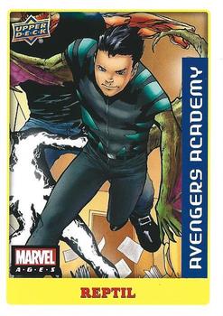 2020 Upper Deck Marvel Ages - Low Series Stickers #19 Reptil Front