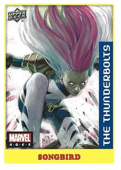 2020 Upper Deck Marvel Ages - Low Series Stickers #77 Songbird Front