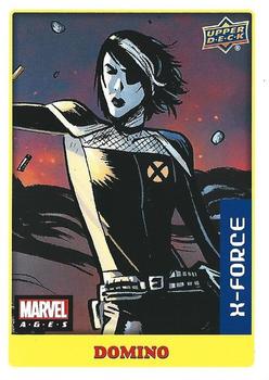 2020 Upper Deck Marvel Ages - Low Series Stickers #93 Domino Front