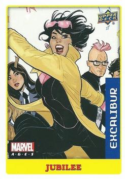 2020 Upper Deck Marvel Ages - Low Series Stickers #98 Jubilee Front
