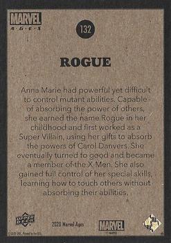 2020 Upper Deck Marvel Ages - Mid-Series Photo Variants #132 Rogue Back