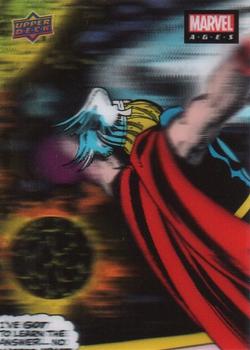 2020 Upper Deck Marvel Ages - 3-D Lenticular Puzzles #3D-17 Thor #159 Front