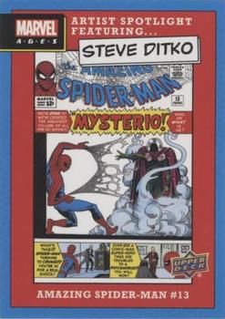 2020 Upper Deck Marvel Ages - Artist Spotlight featuring Steve Ditko #ASF-4 Amazing Spider-Man #13 Front
