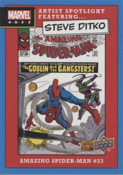 2020 Upper Deck Marvel Ages - Artist Spotlight featuring Steve Ditko #ASF-5 Amazing Spider-Man #23 Front