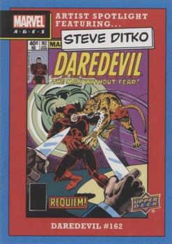 2020 Upper Deck Marvel Ages - Artist Spotlight featuring Steve Ditko #ASF-10 Daredevil #162 Front