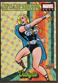 2020 Upper Deck Marvel Ages - Decades 1970s #D7-4 Valkyrie Front