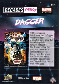 2020 Upper Deck Marvel Ages - Decades 1980s #D8-4 Dagger Back