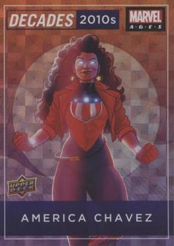 2020 Upper Deck Marvel Ages - Decades 2010s #D11-1 America Chavez Front