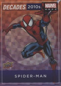 2020 Upper Deck Marvel Ages - Decades 2010s #D11-7 Spider-Man Front