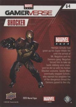 2020 Upper Deck Marvel Ages - Gamerverse #G-4 Shocker Back