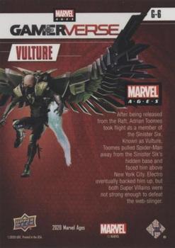 2020 Upper Deck Marvel Ages - Gamerverse #G-6 Vulture Back