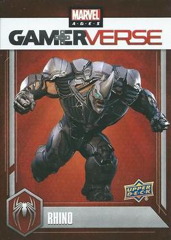 2020 Upper Deck Marvel Ages - Gamerverse #G-7 Rhino Front