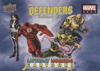 2020 Upper Deck Marvel Ages - Saturday Morning Cartoons #SMC-4 Defenders Front