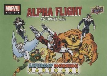 2020 Upper Deck Marvel Ages - Saturday Morning Cartoons #SMC-5 Alpha Flight Front