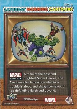 2020 Upper Deck Marvel Ages - Saturday Morning Cartoons #SMC-8 Avengers Back