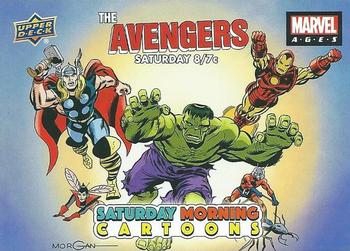 2020 Upper Deck Marvel Ages - Saturday Morning Cartoons #SMC-8 Avengers Front
