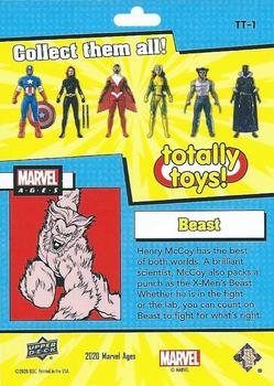 2020 Upper Deck Marvel Ages - Totally Toys #TT-1 Beast Back