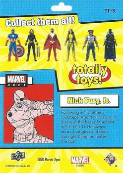 2020 Upper Deck Marvel Ages - Totally Toys #TT-3 Nick Fury Back