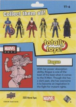 2020 Upper Deck Marvel Ages - Totally Toys #TT-6 Rogue Back