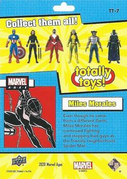 2020 Upper Deck Marvel Ages - Totally Toys #TT-7 Miles Morales Back