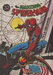 1986 Comic Images Official Marvel Universe Stickers #32 Spider-Man Front