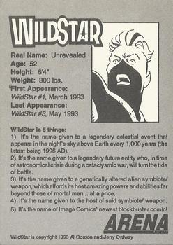 1993 Arena Magazine Promos #NNO Wildstar Back
