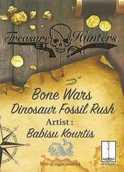 2020 Iconic Treasure Hunters #NNO Bone Wars Dinosaur Fossil Rush Back