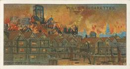 1913 Wills's Historic Events (Australia) #34 The Great Fire of London Front