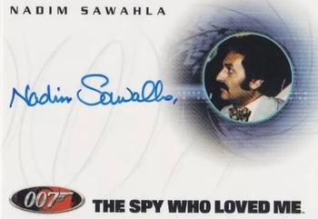 2006 Rittenhouse James Bond Dangerous Liaisons - 40th Anniversary Autographs #A60 Nadim Sawahla Front